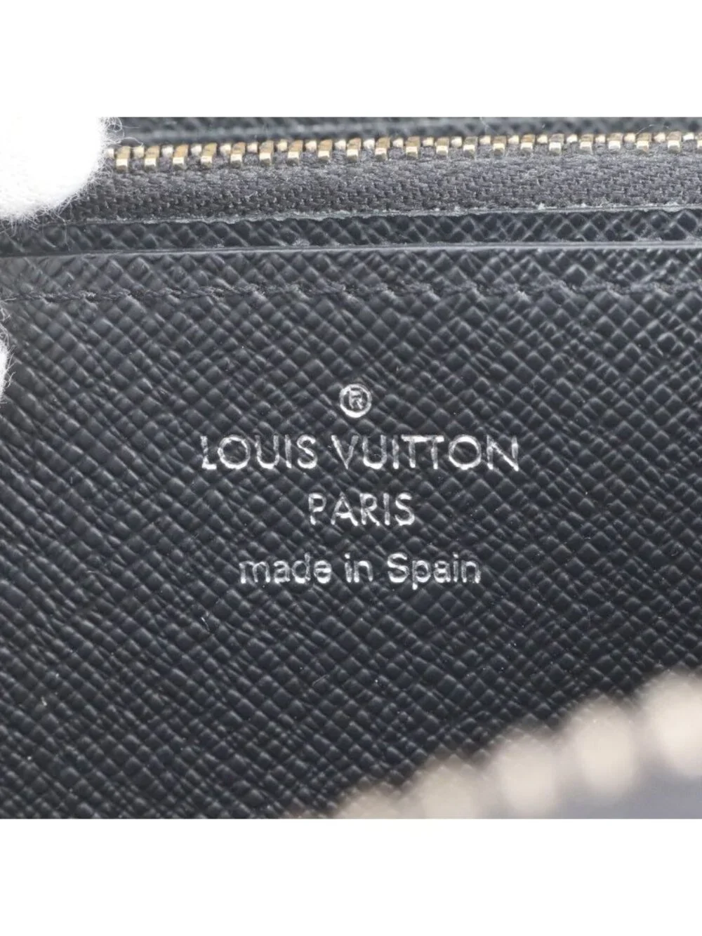 Louis Vuitton Monogram Eclipse Zippy Leather Wallet